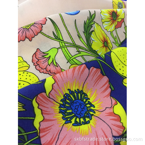 Rayon Challis 30S Light Printing Woven Fabric